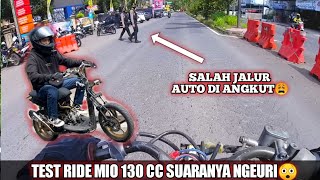 Auto Panik Test Ride Mio 130Cc || Mio Spek Road race || Mio Spek Harian || Mio 130Cc