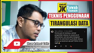 Cara Uji Keabsahan Data Kualitatif Triangulasi