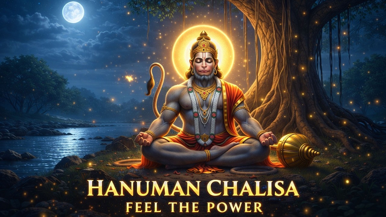 Powerful Hanuman Chalisa 2026 | Heal Yourself and Feel the Change! | @divineflowtelugu