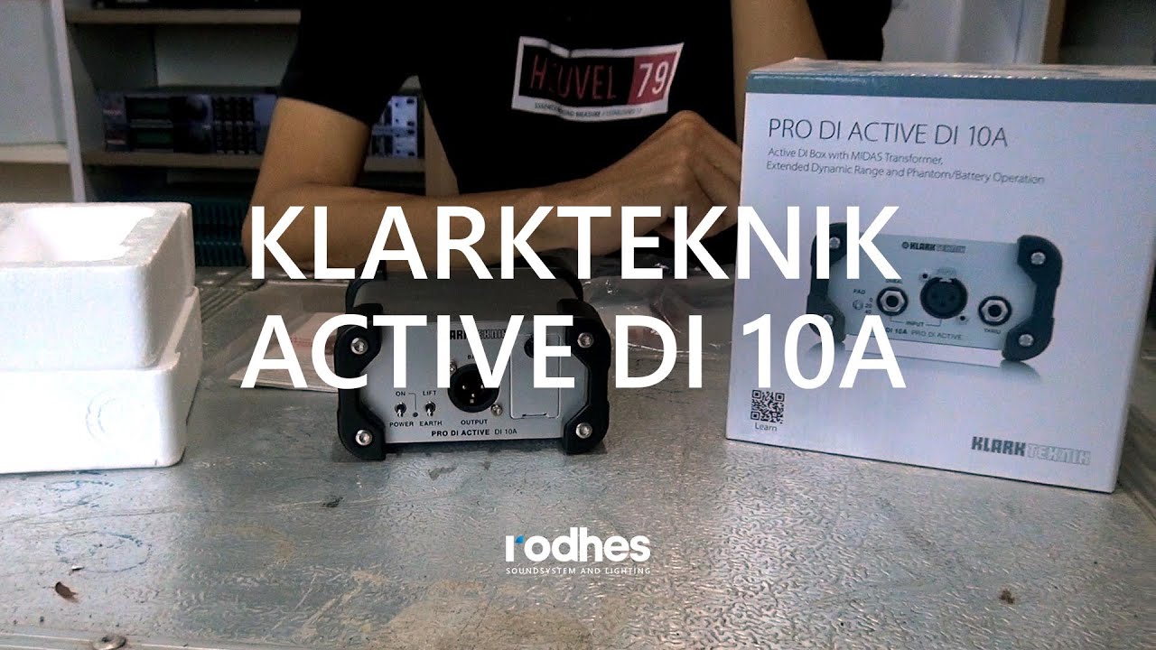 Klark Teknik DI 10A unboxing YouTube