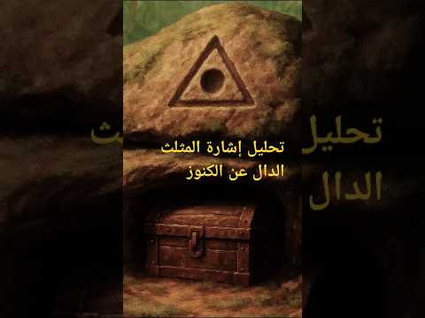 إشارة المثلث دليلك لفك أسرار المدافن والكنوز الحضارات القديمة