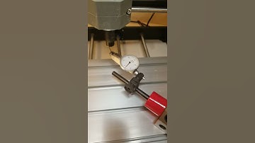 Checking the runout on a standard 3018 cnc spindle