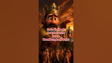 Satu Kalimat Nabi Ibrahim yang Membungkam Raja! #kisahnabi #sejarahislam #nabiibrahim #storytelling