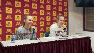 Minnesota Women’s Basketball Post-Game Press Conference - Pacific