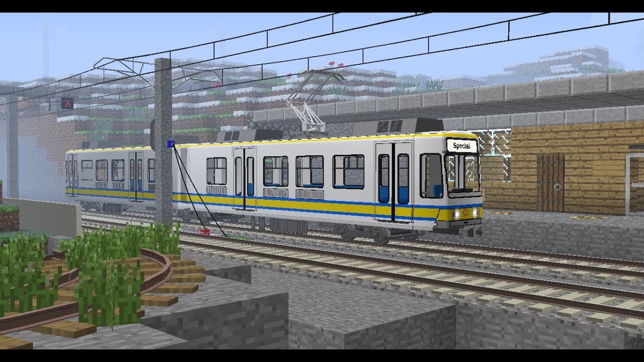 Minecraft Real Train Mod Atc自動化測試線atc Test Line 電車でd Youtube