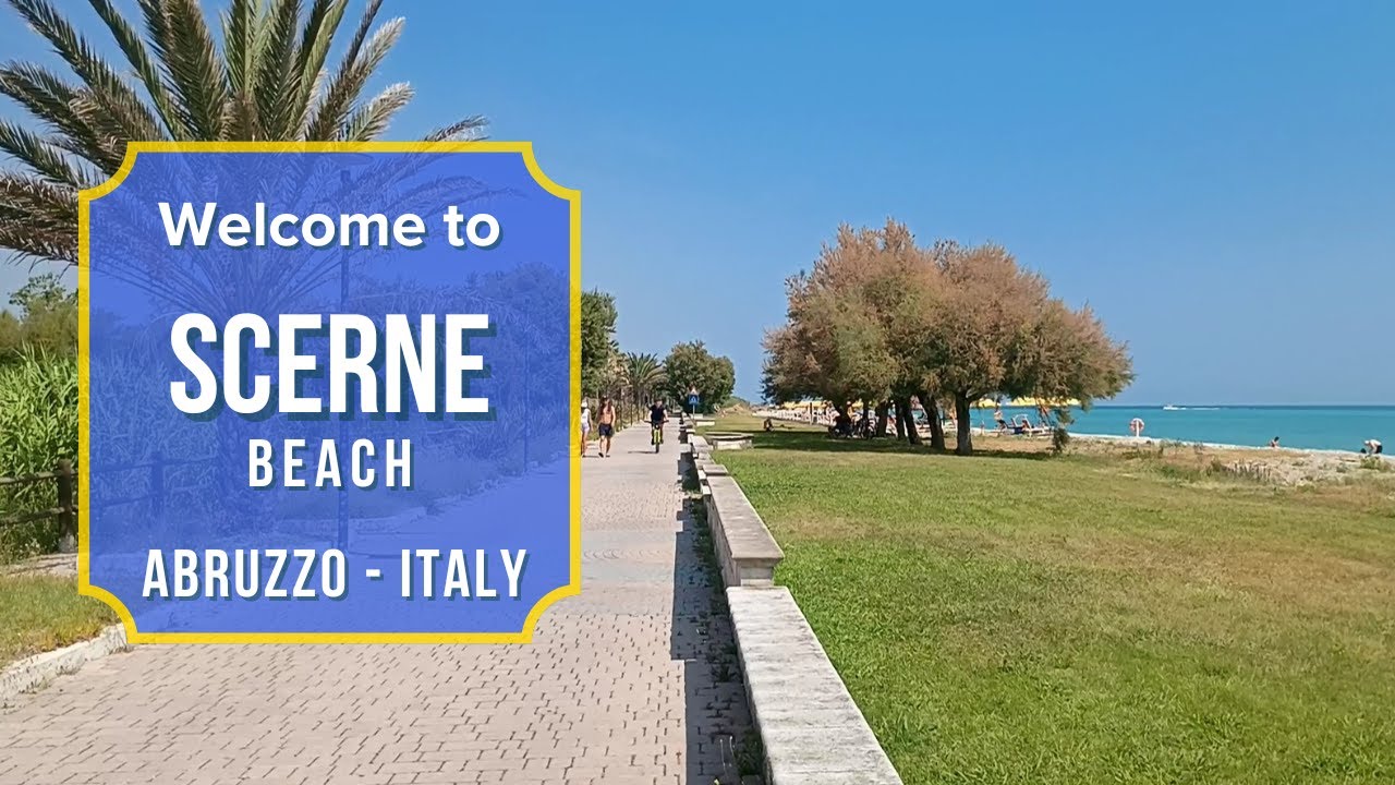 Scerne di Pineto: Скрытый рай, где всегда царит мир! 🇮🇹 🌊🏖️☀️ v.101