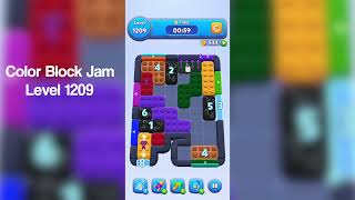 Color Block Jam - Level 1209 Walkthrough & Solution 🧩