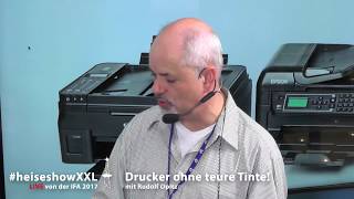 #heiseshowXXL: Drucker ohne teure Tinte!