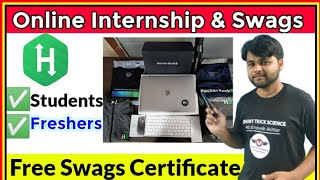 Hacker Rank Free Online Remote Internship| Free Goodies and Swags with Free Certificate