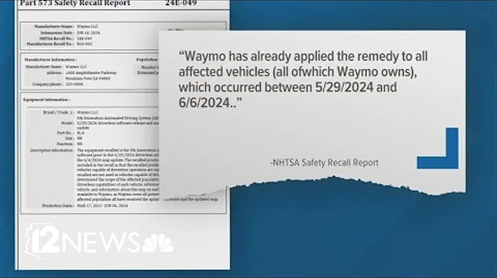 Waymo recalling fleet of 600 self-driving cars