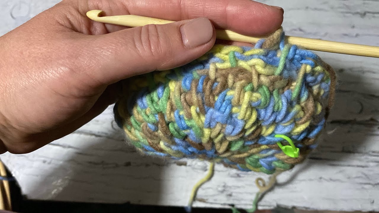 How To Crochet Tunisian Stitch Around🧣🧶🥢February 10, 2025 - YouTube