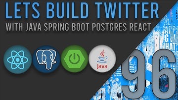 Lets Build Twitter From the Ground Up: Episode 96 || Java, Spring Boot, PostgreSQL and React