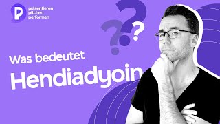 Was bedeutet Hendiadyoin Rhetorik einfach erklärt - mit Ronny Marx