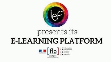 The e-Learning platform of IEF Montpellier
