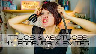 TUTO LES 11 ERREURS À ÉVITER EN COUTURE POUR PROGRESSER  (astuce couture facile pour débutant)