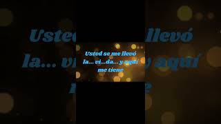 Usted se me llevó la vida - Carlos Rivera & Alexandre Pires #musica #letras #lyrics #CarlosRivera