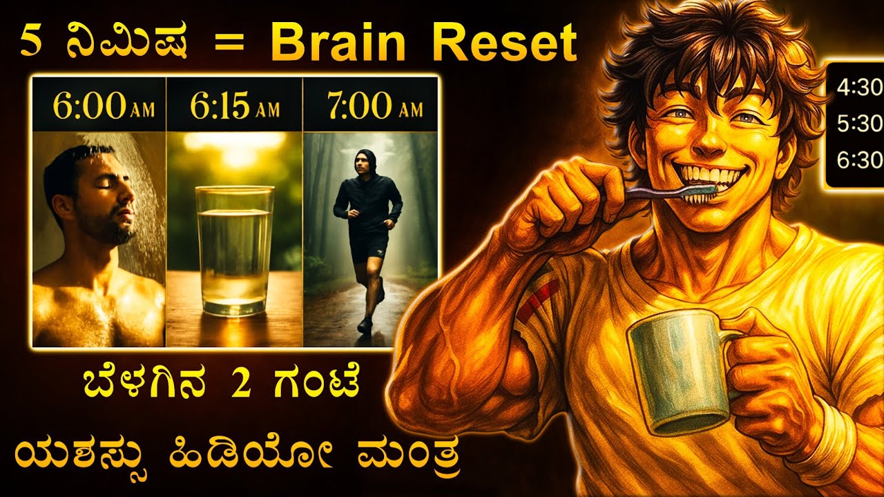 ಈ 5 ನಿಮಿಷದ MORNING ROUTINE ನಿಮ್ಮ ಜೀವನವನ್ನು ಬದಲಾಯಿಸುತ್ತದೆ 