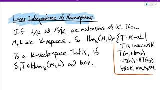 Chapter 10, Counting Principles, Linear Independence when n = 2