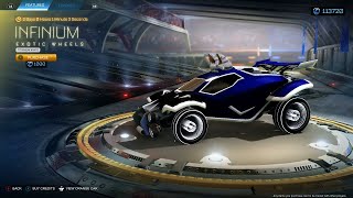 ROCKET LEAGUE ITEM SHOP - Titanium White Infinium Exotic Wheels - 11.09.20