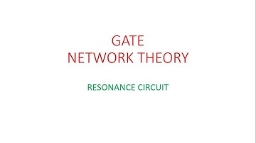 Network Theory | GATE ECE | Resonance Circuit | Tamil