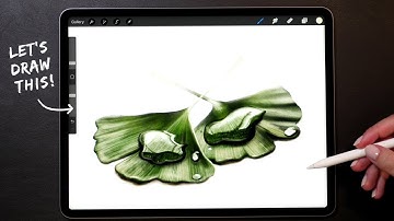 Draw the most realistic water drops 😮 | My Procreate Digital Art Technique
