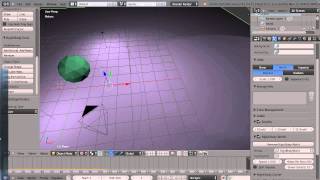 Blender Tutorial - Launching Rigid Body Objects without the Game Engine