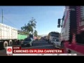 Transportistas en Sucre bloquean una vía exigiendo la liberación de sus compañeros