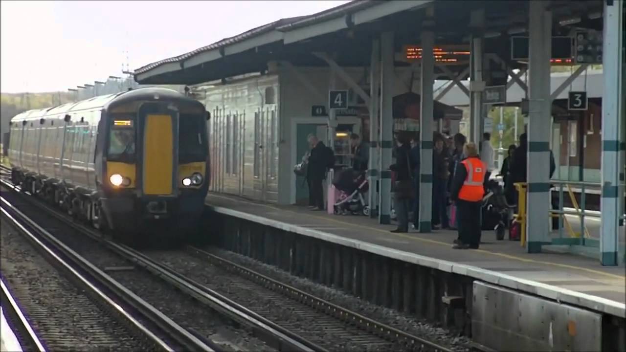 Trains at Three Bridges