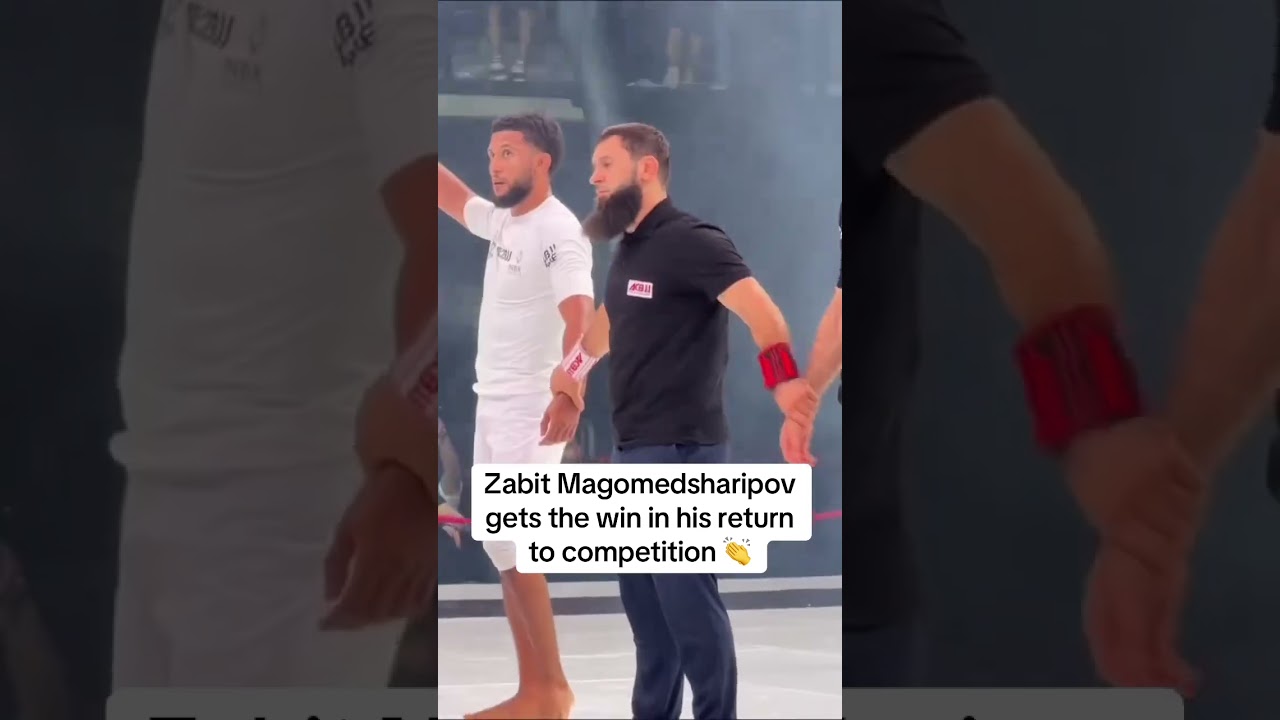 Zabit gets his first win after 7 years away π₯ (via redcornermma/TT)