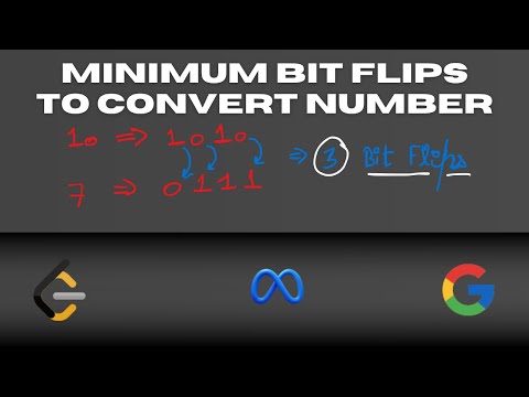 Minimum Bit Flips to Convert Number || LeetCode #2220 || Bit Manipulation || EASY EXPLAINATION