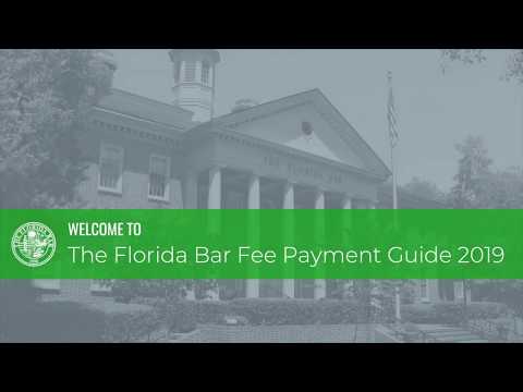 The Florida Bar 2019 Online Fee Statement Instructions