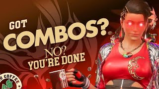 Why did they make Azucena so BROKEN?
Theres definitely something in the water of the coffee Azucena is brewing, because she is definitely serving my Lee on the rocks. Were doing more ranked, though this time also talking about just how much I cant understand how to fight Tekken 8s newcomer!
🎥 Dont forget to subscribe to Kizzie Kays channel: https://bit.ly/2yCxuji
🗣 Follow Kizzie Kay on Twitter: https://twitter.com/Kizzie_Kay
💻 Watch Kizzie Kay LIVE on Twitch at: https://www.twitch.tv/kizziekay310
🎁 Check out my official signed prints: https://bit.ly/KizzieKayPrints
KIZZIE KAY CLIPS CHANNEL 🎥 https://www.youtube.com/channel/UC-NwxARksc2URjJcZvgACeQ
🎥 Edited by FIGHTZONE: https://www.twitter.com/sasaawd
Tekken 8 is a fighting game developed by Banda Namco, and is the latest in the long lasting Tekken franchise! This game takes place six months after the events of Tekken 7, and features familiar characters such as Kazuya Mishima, Jin Mishima, Nina Williams, Leroy Smith, King, and more. New to the series includes Reina, the daughter of Heihachi, Jack-8, the latest Jack model, and Victor Chevalier, the French grandmaster of the Raven Unit. New mechanics includes the Heat System and Tornado Hits, and also includes online Rollback Netcode. This game is available to play on PlayStation 5 (PS5), Xbox Series X/S, and PC (Steam).
#Tekken8 #Tekken #KizzieKay #GuiltyGear #GuiltyGearStrive #Strive #GGST #Tekken7 #Ling #Jun #Kazuya #KazuyaMishima #Reina Why did they make Azucena so BROKEN?