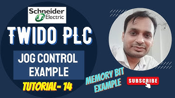 Twido PLC Training 14 - Two separate start-stop Jog control PLC Program | Memory Bit Example