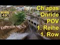 Chiapas Die Wildwasserbahn im Phantasialand Onride POV *4K* - Chiapas Log Flume Water Roller Coaster