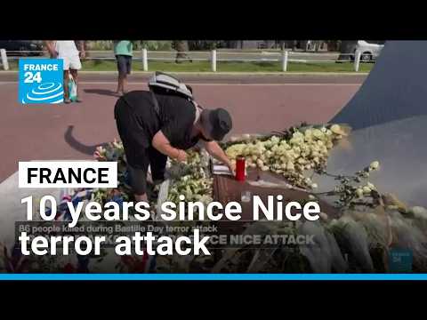 France marks 10 years since Nice terror attack • FRANCE 24 English