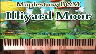 Video thumbnail of "[피아노 포핸즈] 메이플스토리 일리야드 들판 BGM, Illiyard Moor - Memories Factory"