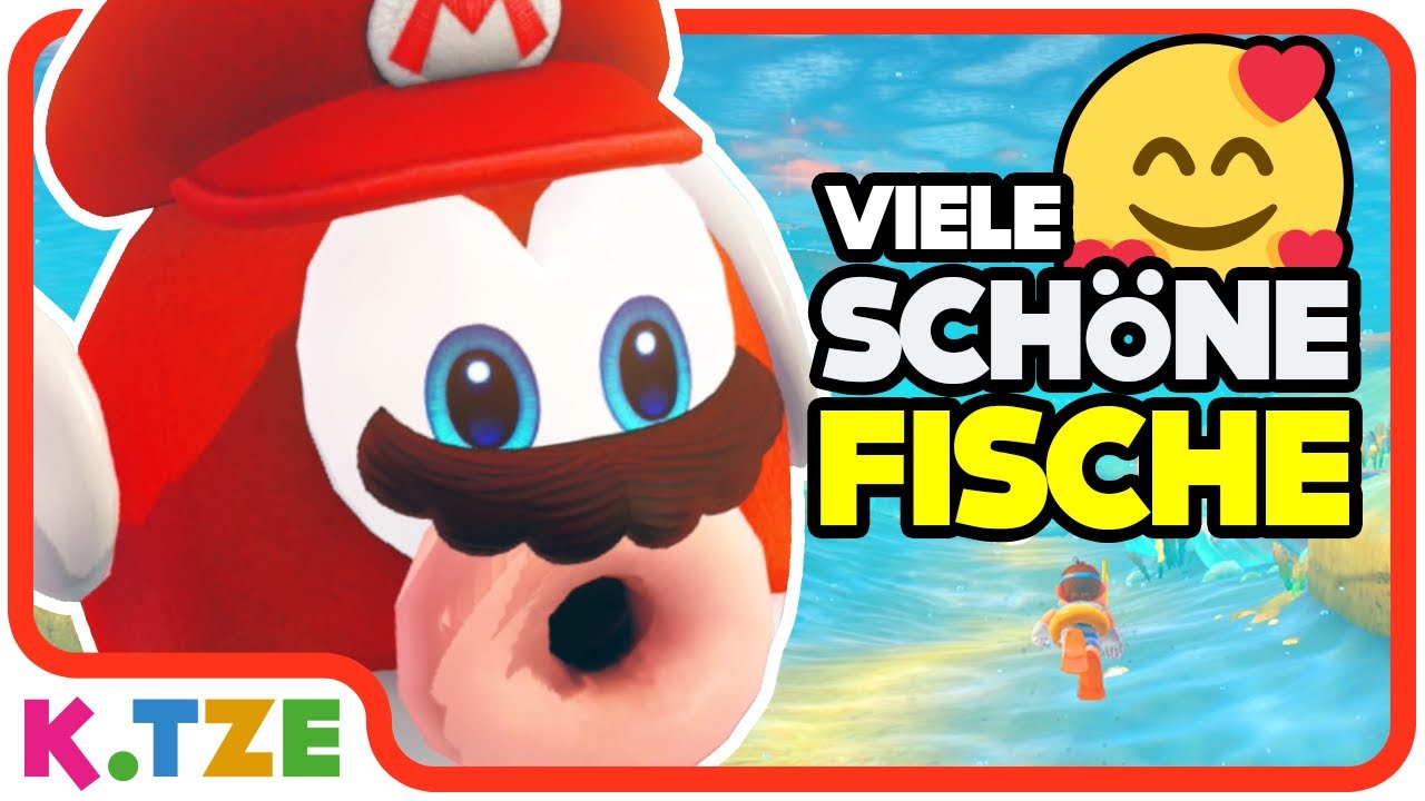 Fische Video für Kinder 🐠😇 Super Mario Odyssey Kinderfilm YouTube