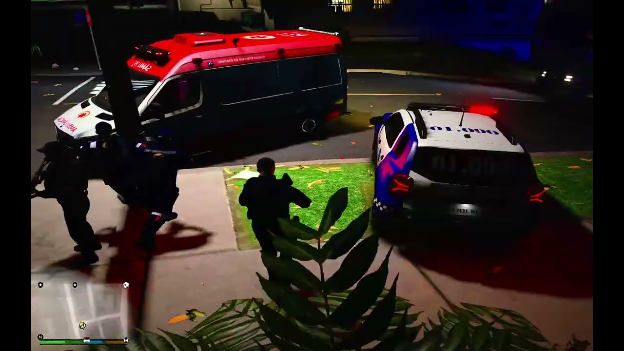 GTA V LSPD PATRULHAMENTO NOTURNO COM A GCM DE SALVADOR PMBA
