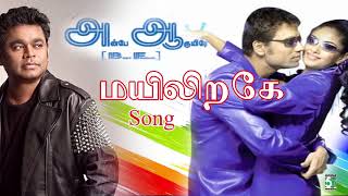 Video thumbnail of "Mayilrage Song | Anbe Aaruyire | A.R.Rahman | S.J.Suriya | Nila"