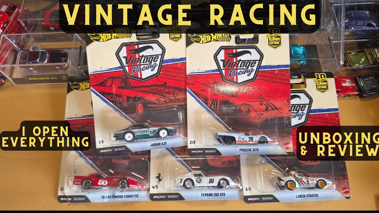Hot Wheels Premium Car Culture Vintage Racing: Full Set Review