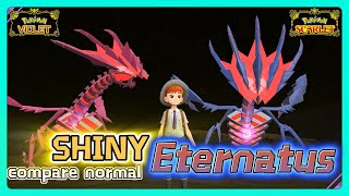 Eternatus (Shiny vs Normal) | Legendary Pokemon | Comparison (Side by Side)