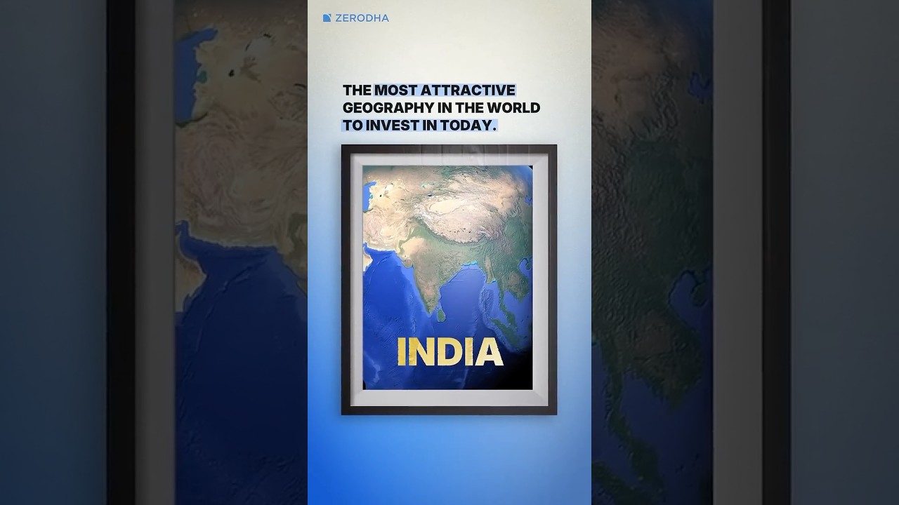 “India is the most attractive geography in the world to invest in today.” @nikhil.kamath