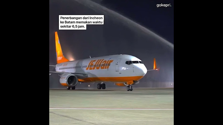 Jeju Air terbangi Incheon-Batam