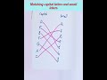 matching the capital letters and small letters //abcd matching