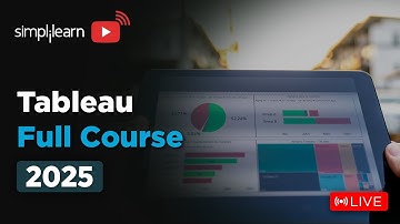 Tableau Full Course 2026 | Tableau Tutorial For Beginners | Tableau training | Simplilearn