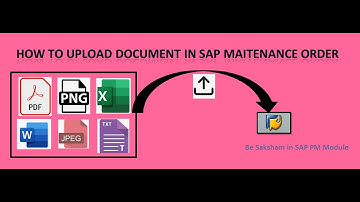 Document upload in Maintenance order