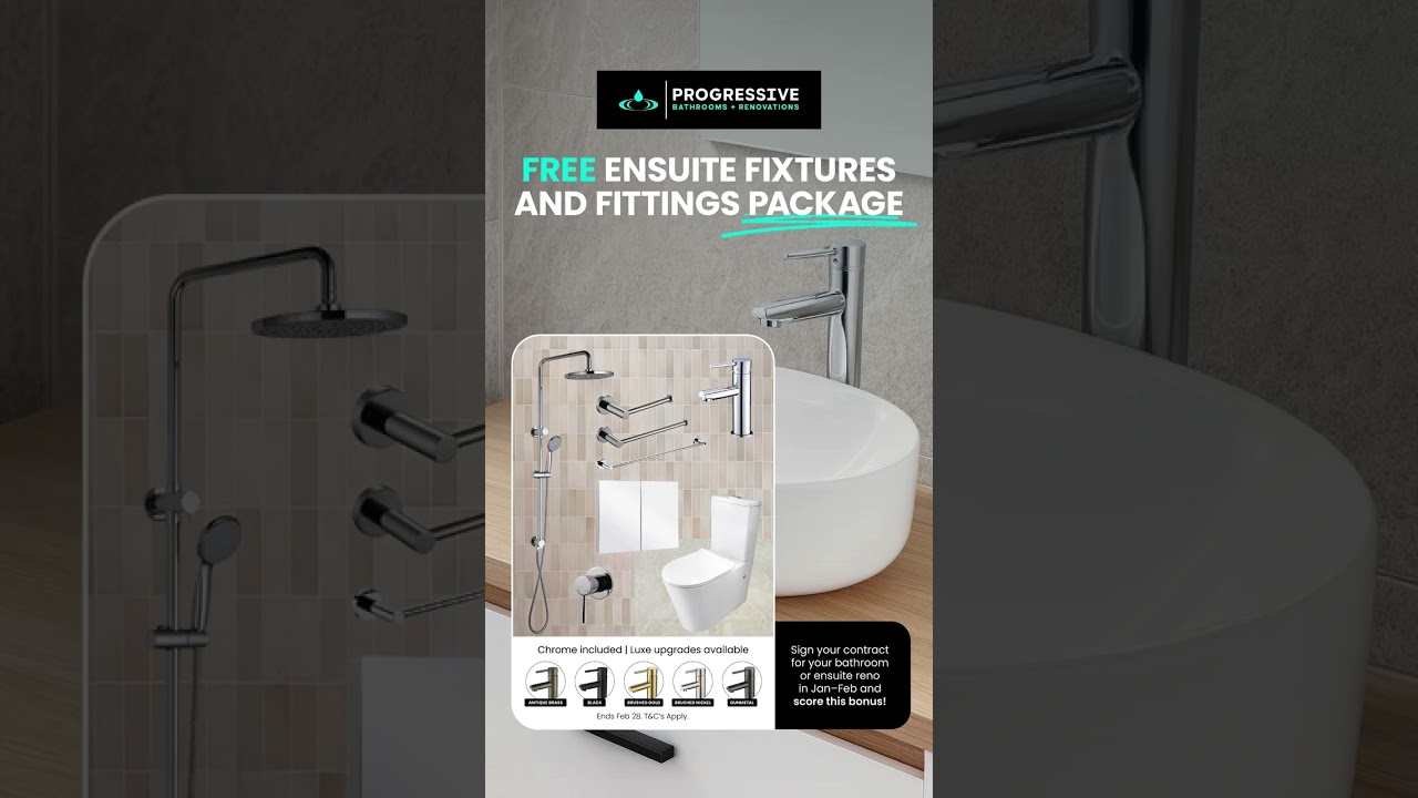 New year, new bathroom, plus an ensuite fixtures and fittings package on us. ✨