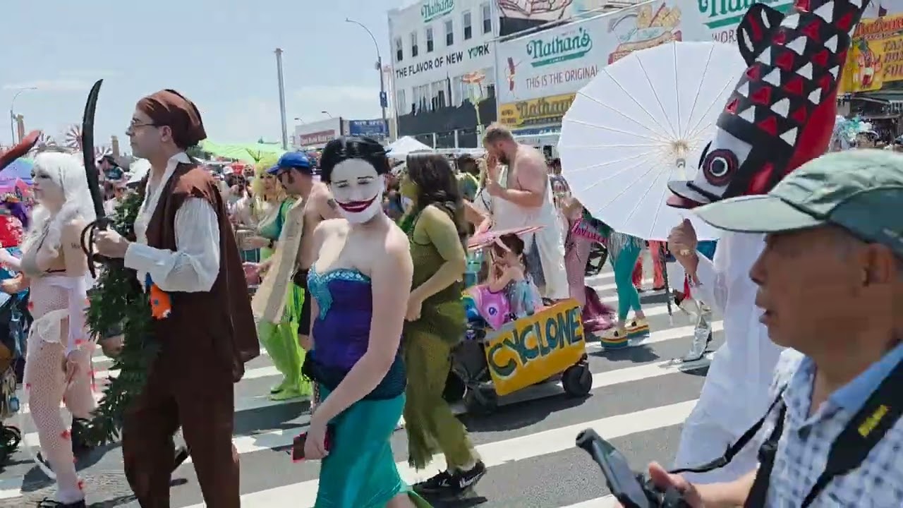 🔱🪸The 2025 Mermaid Day Parade At Coney Island!!!🪸🔱 (Narrated).