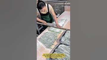 Shaping Green Noodle Dough using a Traditional Wide Noodle Knife – Good tools and machinery