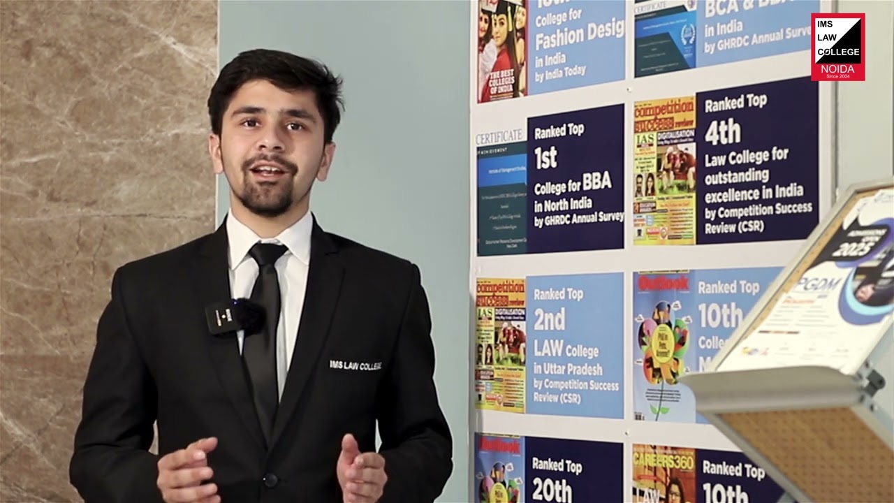 Ramit Bansal’s Journey at IMS Law College | Moot Court, Legal Aid & Career Growth